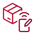 Icon_ White_ Shipment Sign Smartphone Streamline Streamline Light 3.0